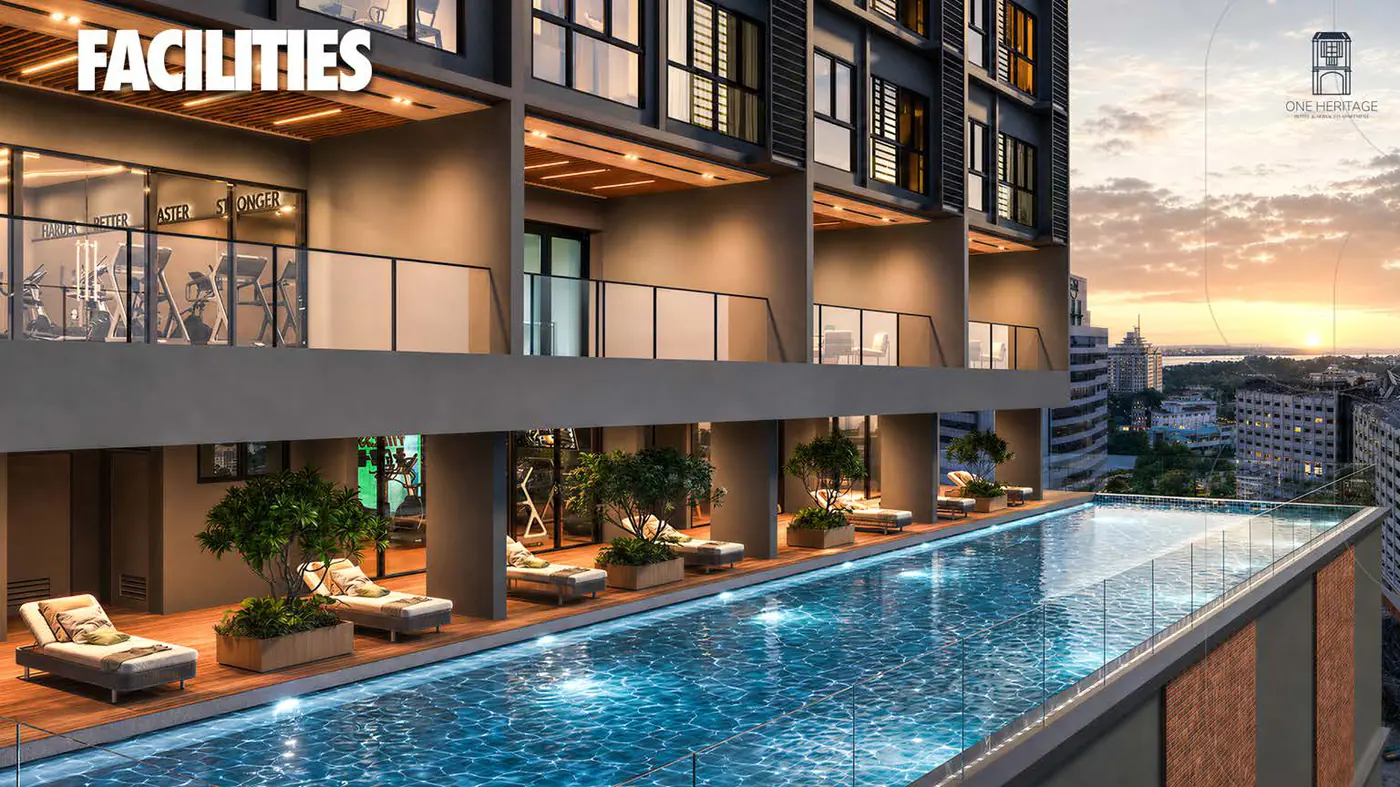 Infinity-edge pool deck